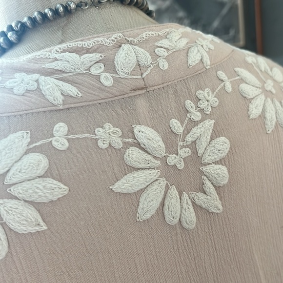 Free people size small pink dress BOHO - Picture 7 of 8